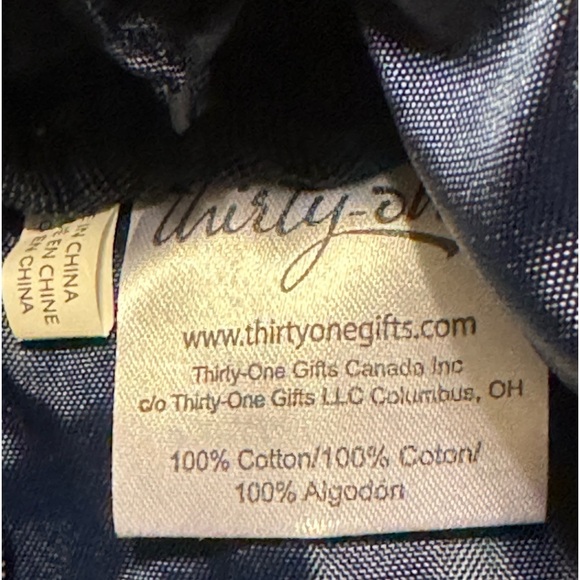 Thirty- One Makeup Bag Anna Embroidery - Picture 5 of 8